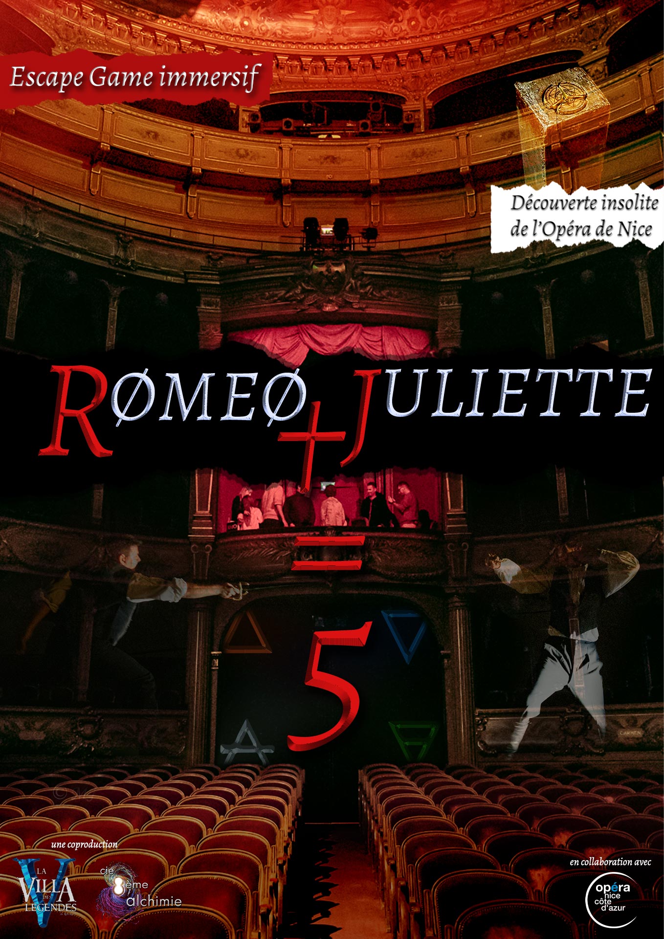 Affiche Romeo+Juliette=? - Escap'Opéra 2023/2024